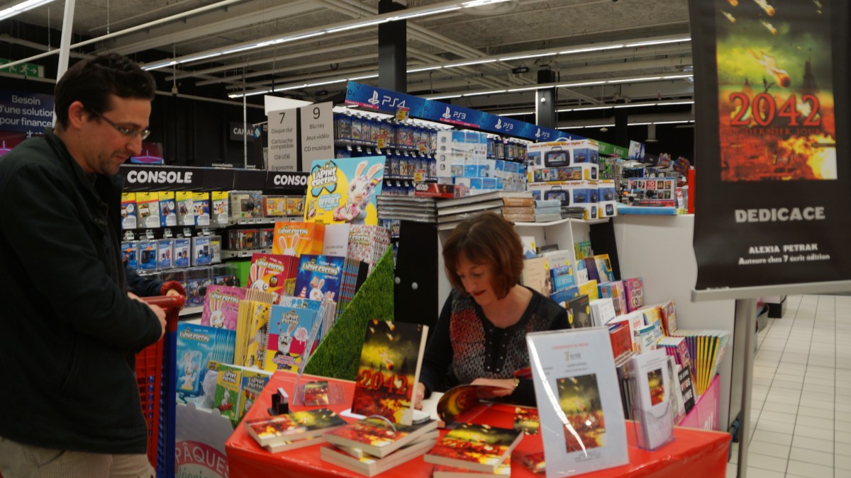 Dédicaces samedi 16 avril 2016 au Carrefour SANNOIS 95